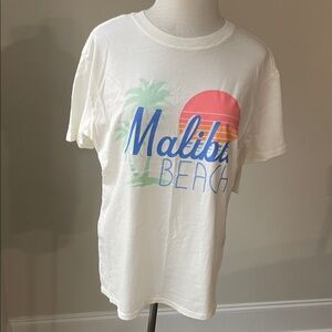 Z Supply Cream Malibu Graphic Tee